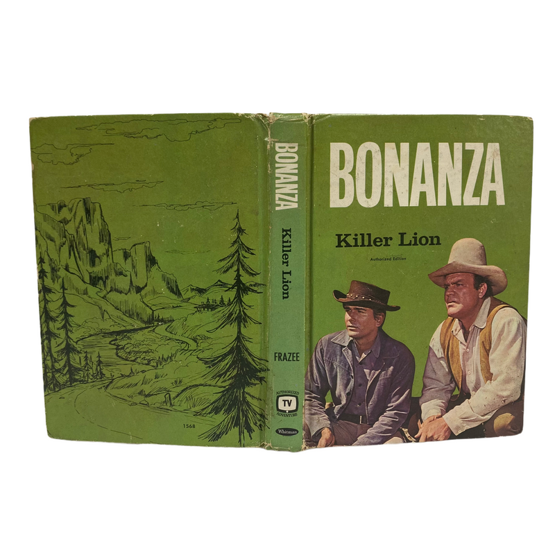 Bonanza Killer Lion Steve Frazee Hardcover Book