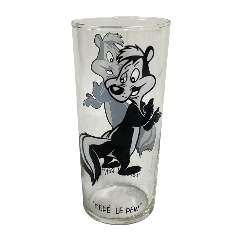 Pepe Le Pew Warner Bros Looney Tunes 1973 Pepsi Collectors Series Glass