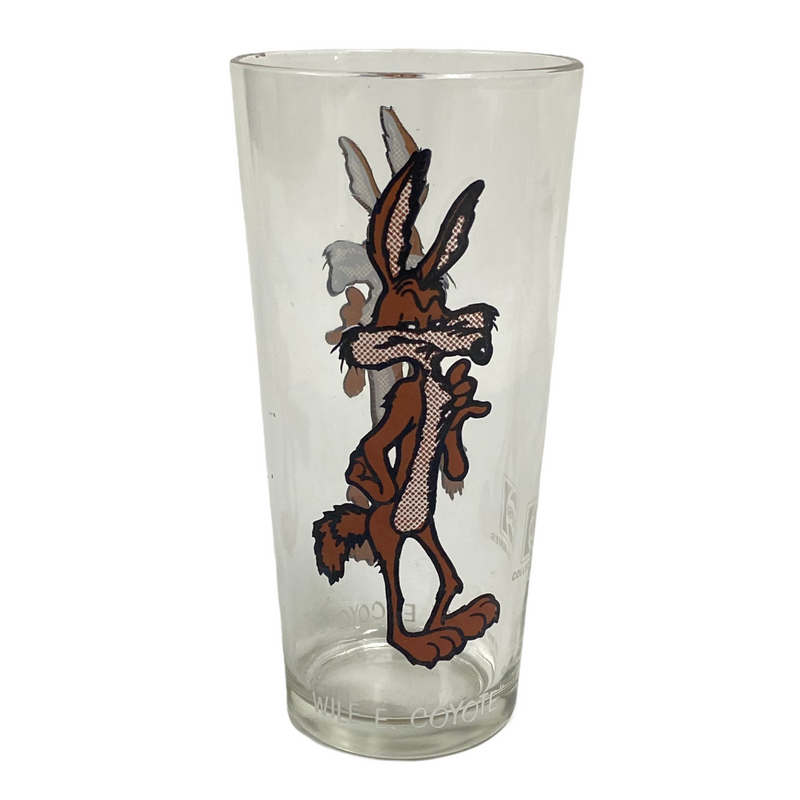 Wile E Coyote Warner Bros Looney Tunes 1973 Pepsi Collectors Series Glass