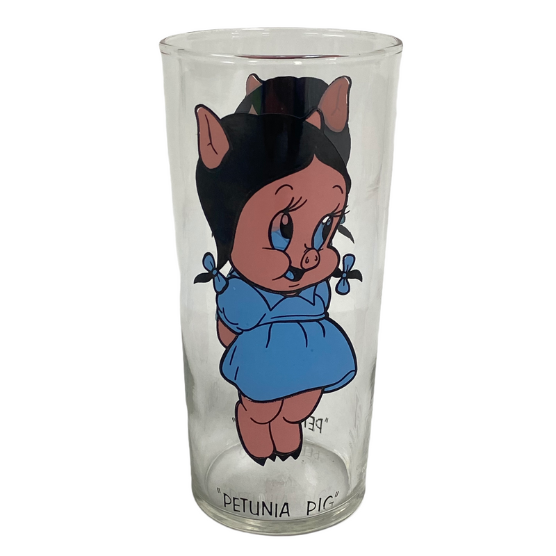 Petunia Pig Warner Bros Looney Tunes 1973 Pepsi Collectors Series Glass