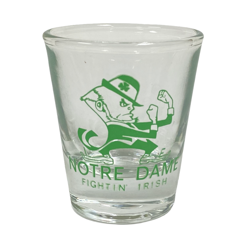 Notre Dame Fightin Irish Leprechaun Shot Glass