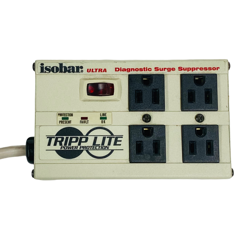 Tripp Lite Power Protection Isobar 4 Outlet Ultra Diagnostic Surge Suppressor