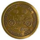 Flint Flying Eagle Coin Club General Motors GM Vehicle City Coin