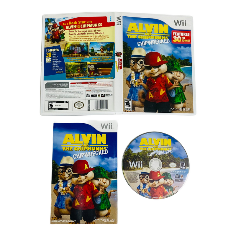 Alvin & The Chipmunks Chipwrecked Nintendo Wii