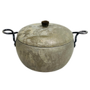 WearEver Hallite Twisted Handles Aluminum 5 1/2 Qt Pot 2106 w/ Lid