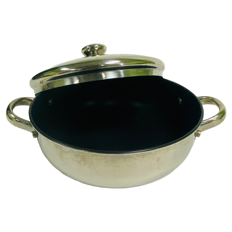 Cook's Essentials Impactbase Stainless Steel Nonstick 4 Qt Pot w/ Lid