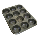 Bake King Vintage Tin 12 Cup Muffin Cupcake Pan