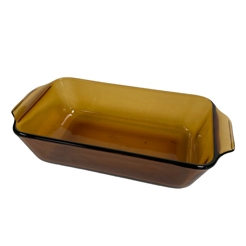Anchor Hocking Fire-King Amber 1 Qt Loaf Casserole Dish 9"x5" Pan 441