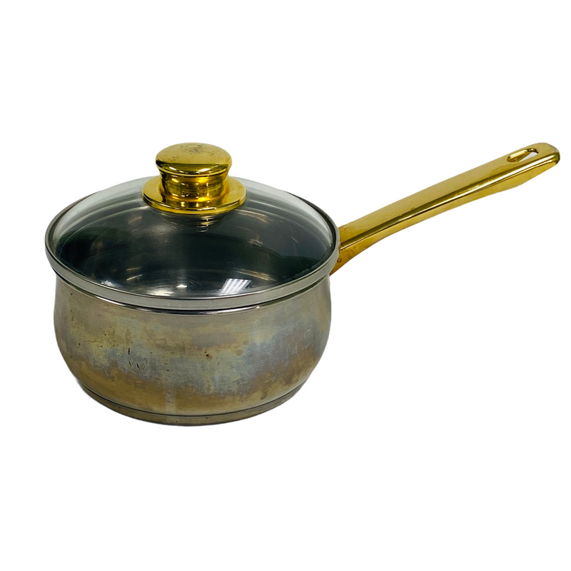 Cuisine-Cookware Command Performance Gold 1.5 Qt Saucepan Pot w/ Lid