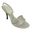 Nina Getaway Silver Luster Women's Heels