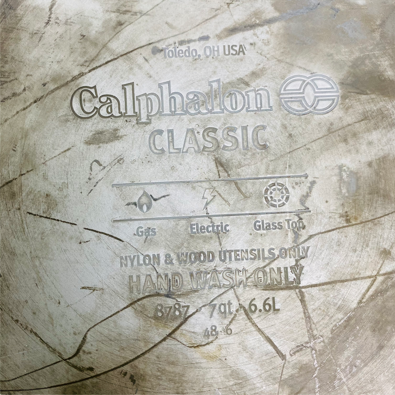 Calphalon Classic 7 Qt 6.6 L Dutch Oven Stock Pot 8787 w/ Lid