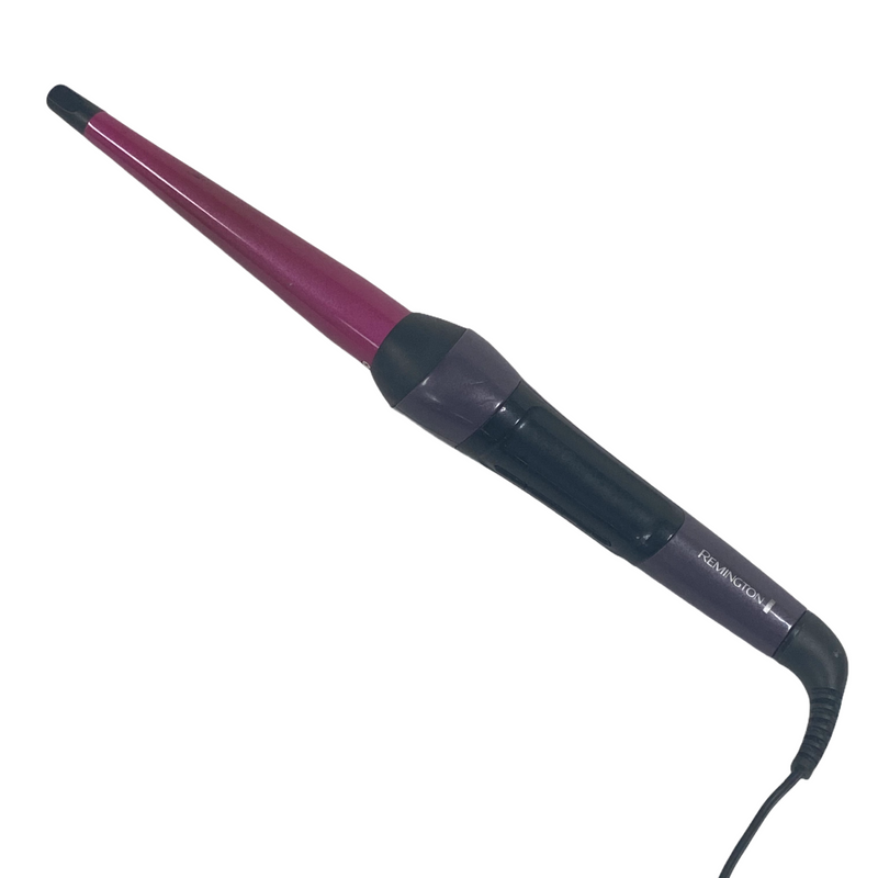 Remington Professional Ceramic Pink Purple Silk Curling Iron Wand CI-96W1