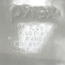 Pyrex Clear Glass Ribbed 4.5 Qt Mixing Bowl 7404-S