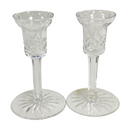 (2) Waterford Crystal 5.75" Candle Holders