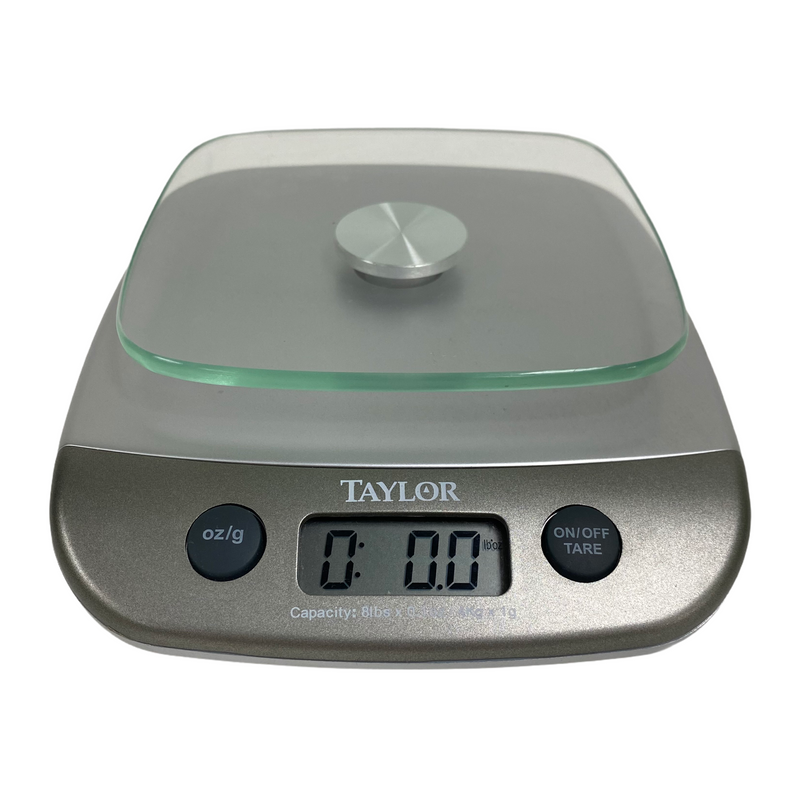 Taylor Digital Kitchen 8lbs/4Kg Capacity Silver Scale