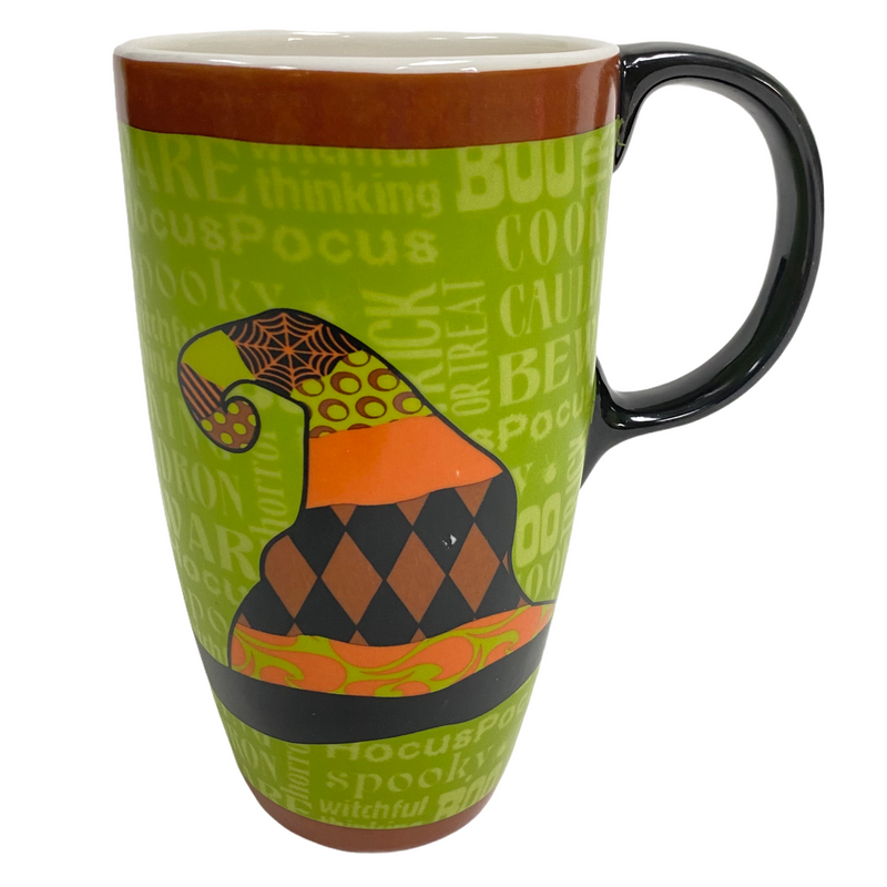 Cypress Home Halloween Witches Hat 17 oz Tea Coffee Mug