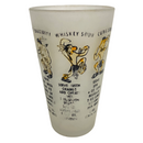 Hazel Atlas Dancing Indians Vintage Cocktail Shaker Mixer Recipe Frosted Glass