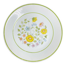 (4) Corelle Spring Meadows Flowers Floral Green 10" Dinner Plates