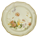 (4) Mikasa Heritage Samantha Floral Flowers 11" Dinner Plates F2017