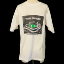 Medallion Mens White Tiger Stadium Where Baseball Belongs Tshirt