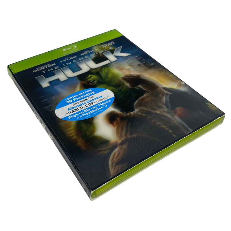 The Incredible Hulk Limited Edition Green Case 3D Slipcover Blu-ray