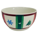 (6) Pfaltzgraff Christmas Snow Polar Bear Soup Cereal Bowls
