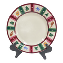 (8) Pfaltzgraff Christmas Snow Polar Bear 11" Dinner Plates