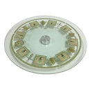 Pfaltzgraff Naturewood 14" Glass Turntable Tray Lazy Susan