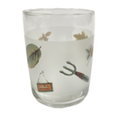 (6) Pfaltzgraff Naturewood Frosted Glass Lowball 8 oz Tumblers