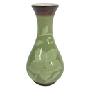 (4) Pfaltzgraff Patio Garden Green Floral Flower Bud Vases 5047958