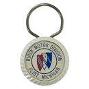 Buick Motor Division Flint Michigan Vintage White Pull Apart Keychain