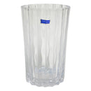 Waterford Marquis Lead Crystal Glass Oval Rippled Heavy 8.5" Vase