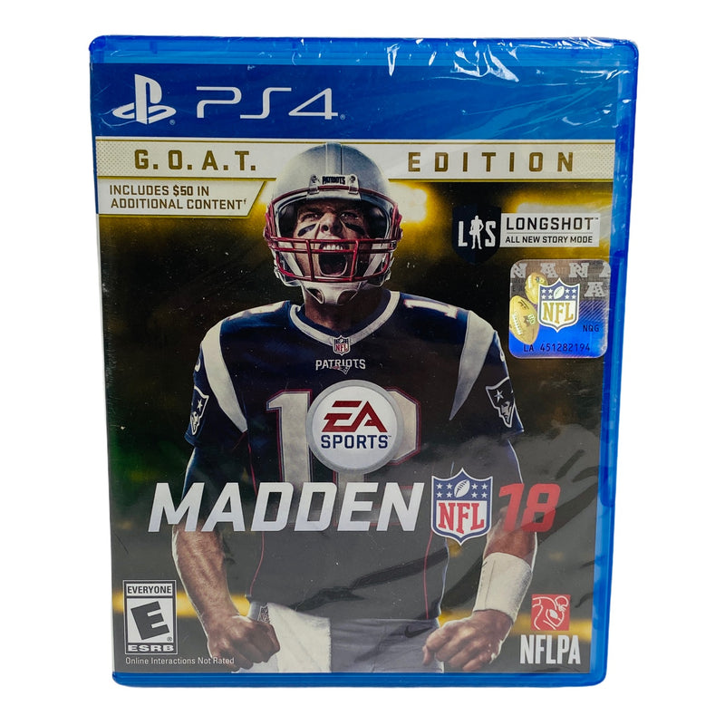 Madden NFL 18 G.O.A.T. GOAT Edition Sony Playstation 4 PS4