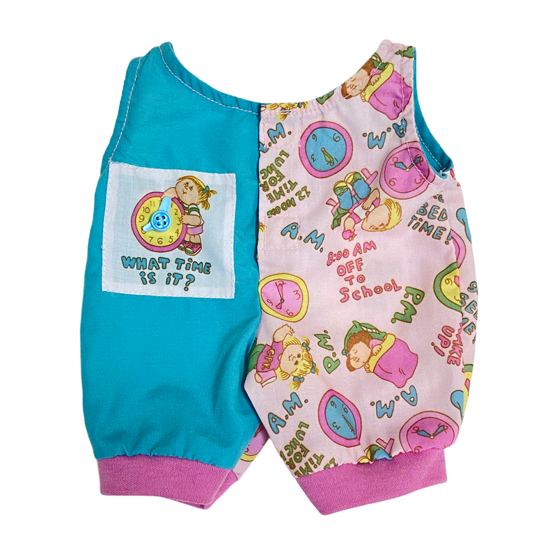Cabbage Patch Kids CPK What Time Is It Clock Doll Overalls