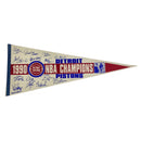 Detroit Pistons 1990 NBA Basketball Champions Print Signature Signed Pennant
