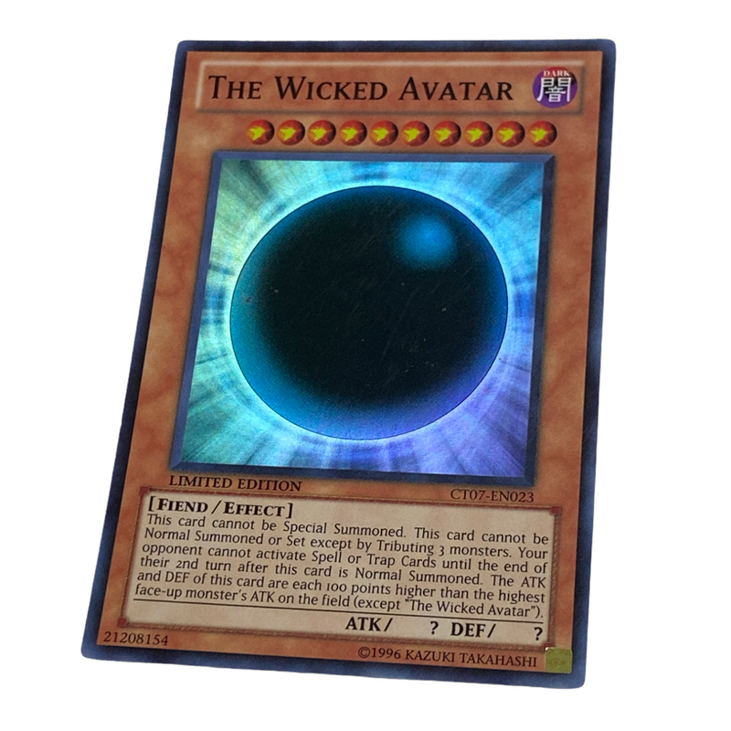 Yu-Gi-Oh! The Wicked Avatar Limited Edition Super Rare Trading Card CT07-EN023