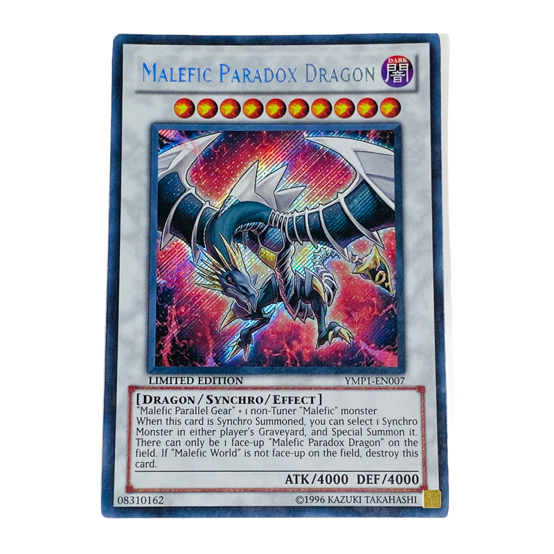 Yu-Gi-Oh! Malefic Paradox Dragon Secret Rare Trading Card YMP1-EN007