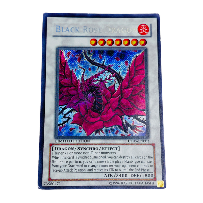 Yu-Gi-Oh! Black Rose Dragon Secret Rare Trading Card CT05-EN003