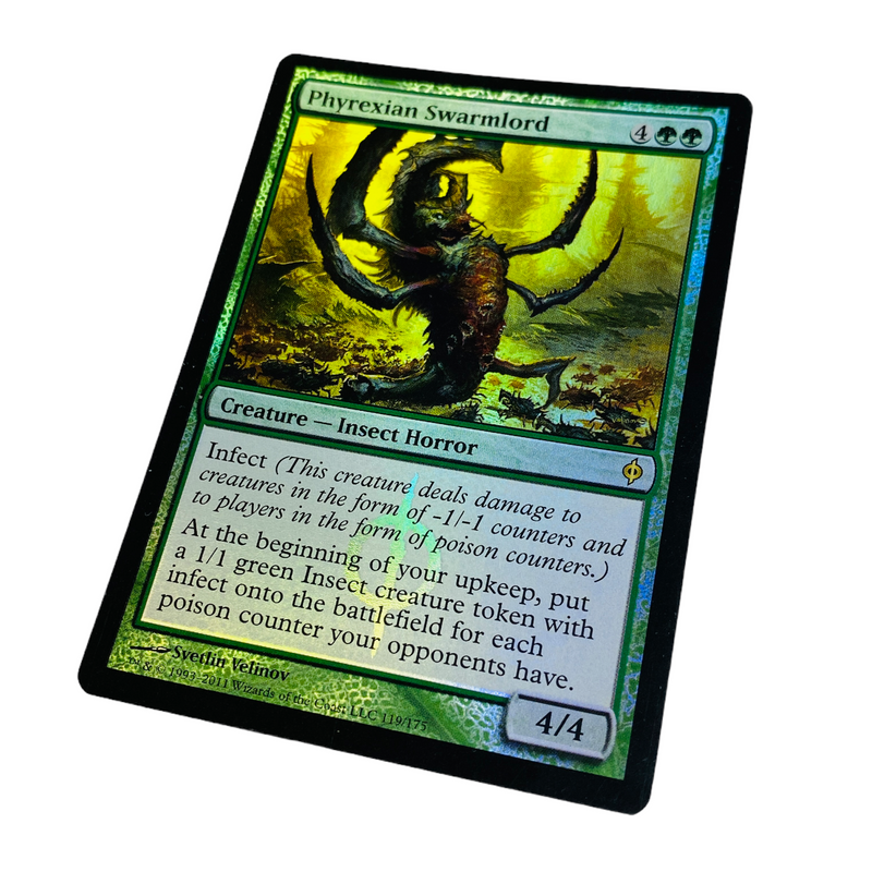 Magic The Gathering Phyrexian Swarmlord New Phyrexia Creature Rare Trading Card