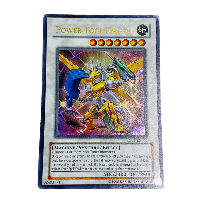 Yu-Gi-Oh! Power Tool Dragon Unlimited Ultra Rare Trading Card RGBT-EN042