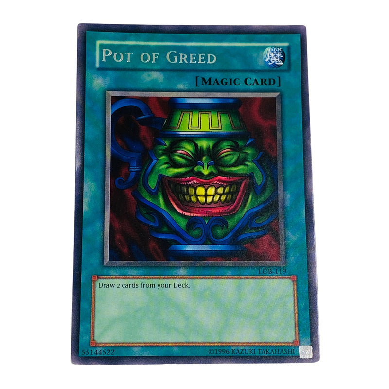 Yu-Gi-Oh! Pot Of Greed Unlimited Rare Trading Card CDIP-EN005