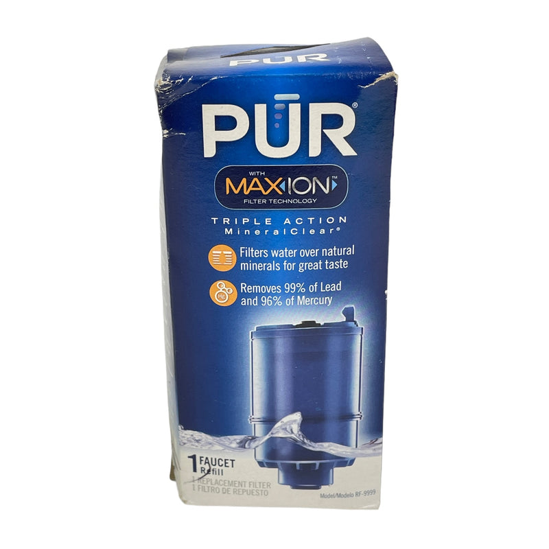 Pur Mineral Clear MAX ION Triple Action Water Faucet Filter Refill RF-9999