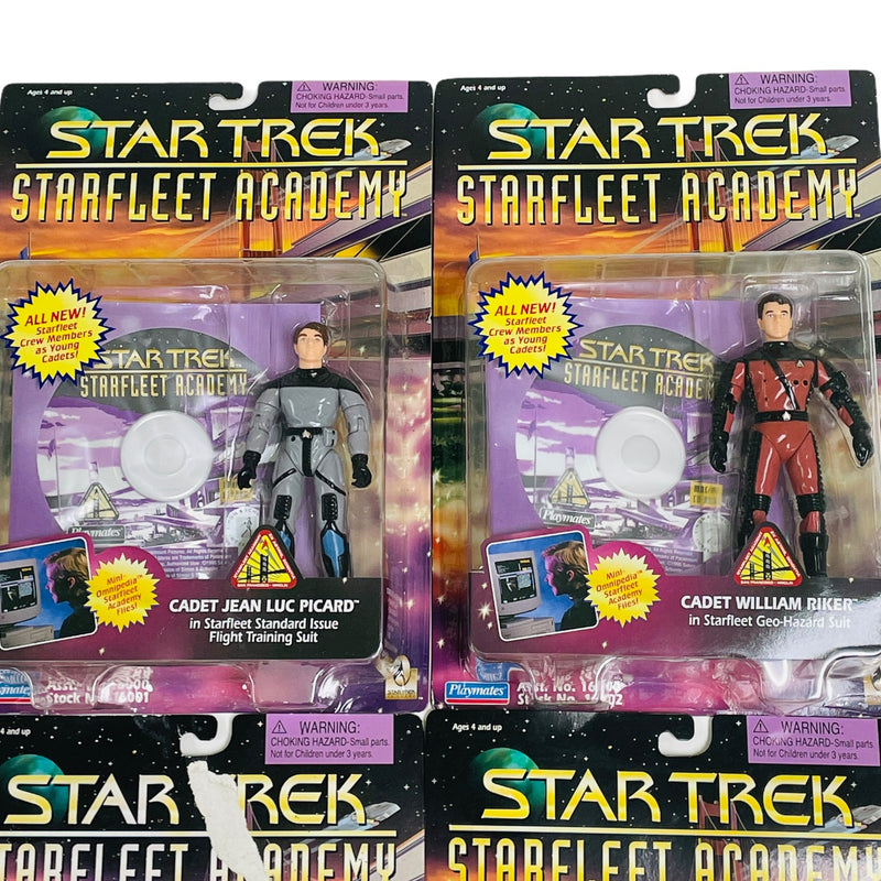 (4) Star Trek Starfleet Academy Action Figures Set