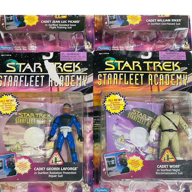 (4) Star Trek Starfleet Academy Action Figures Set