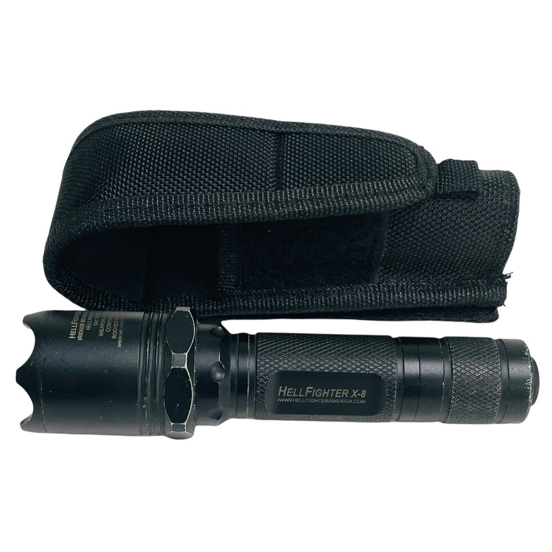 Hell Fighter NRA Black Tactical Small Flashlight X-8