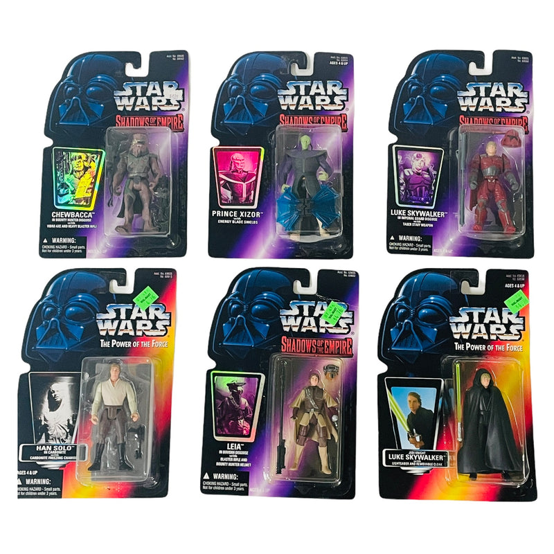 (14) Star Wars The Power Of The Force Shadows Of The Empire Action Figures Set