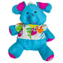 Fisher Price Puffalump Elephant Hawaiian Shirt 1987 18" Nylon Plush Animal 8052