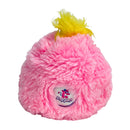 Mattel Popples Puffling 1986 White Pink Fur 4" - 6" Stuffed Animal