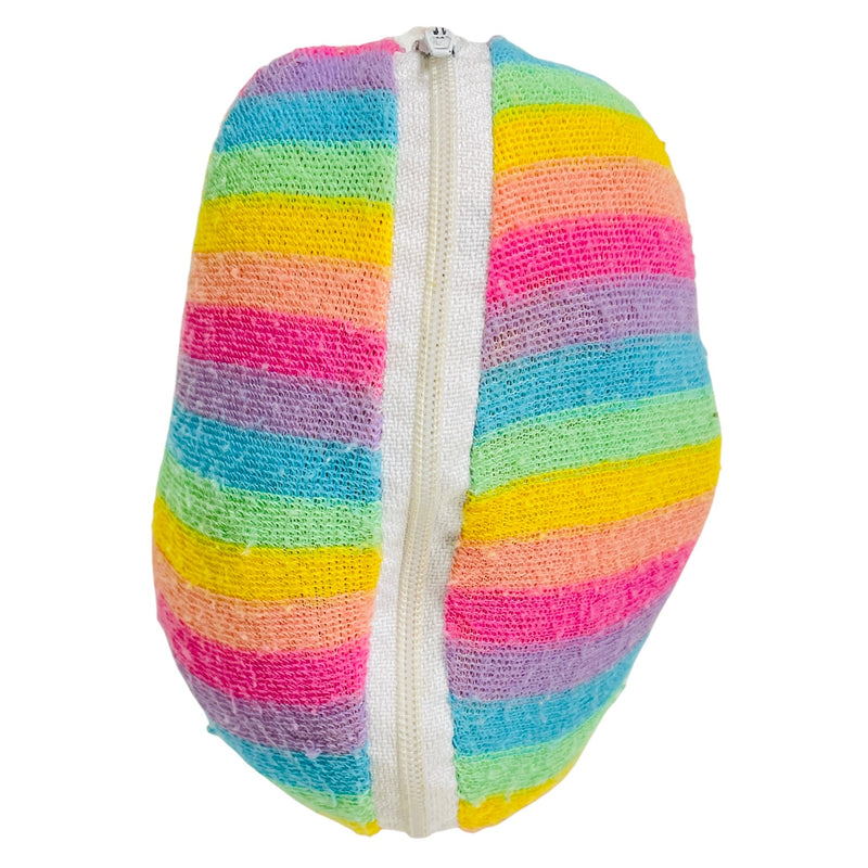 Easter Pets Vintage Zipper Ear Rainbow Egg Bunny Plush Stuffed Animal