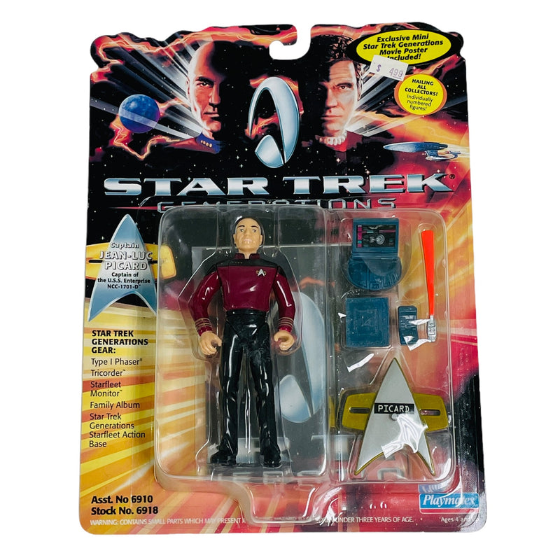 Star Trek Generations Captain Jean-Luc Picard USS Enterprise Action Figure